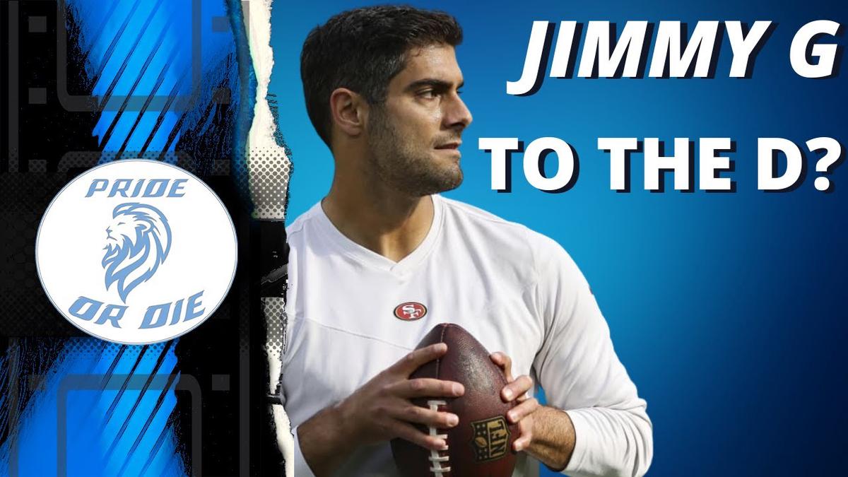 'Video thumbnail for What If: Jimmy Garoppolo to the Lions would be a lateral move'