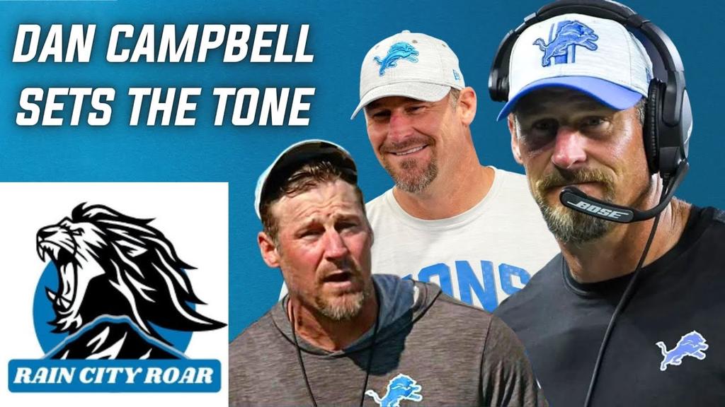'Video thumbnail for Dan Campbell sets the tone for the Detroit Lions'