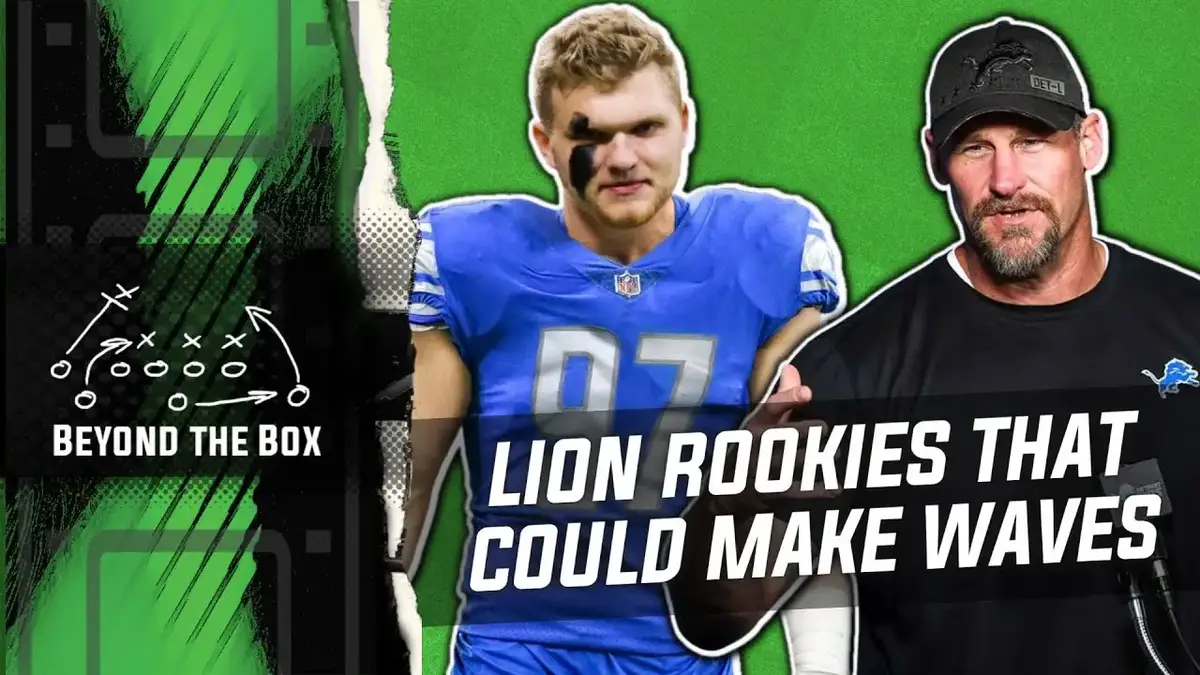 'Video thumbnail for Beyond the Box: These Lions Rookies Could Make Waves in Camp'