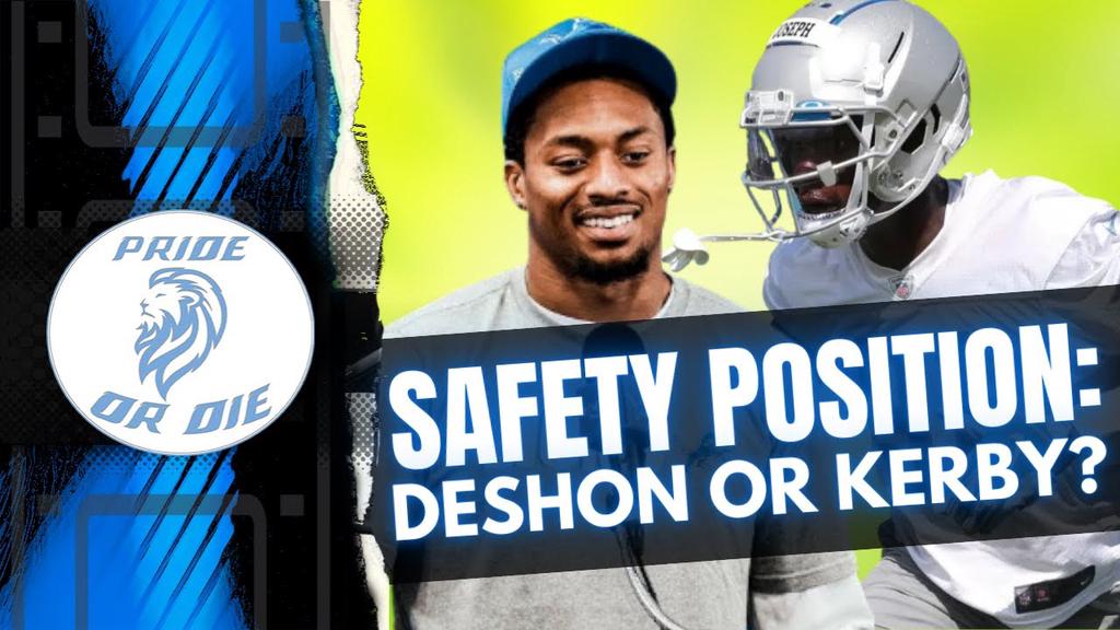 'Video thumbnail for Could Kerby Joseph start at SS for Detroit Lions?'