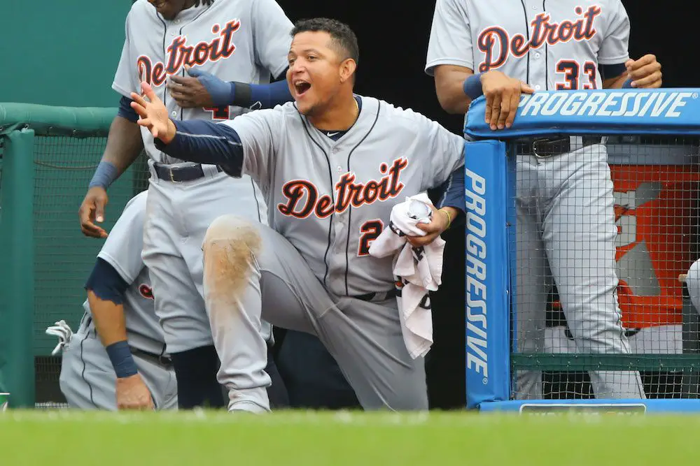 MLB: Detroit Tigers at Cleveland Indians Miguel Cabrera
