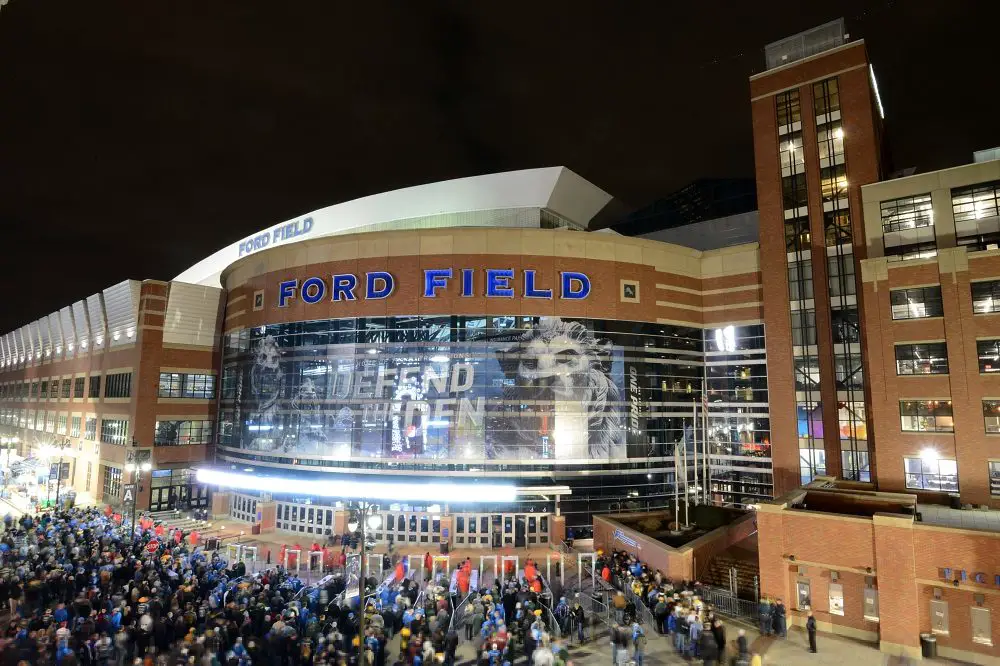Detroit Lions Ford Field 2023 Detroit Lions schedule Taylor Swift Ford Field parking prices Detroit Lions Playoff Tickets
