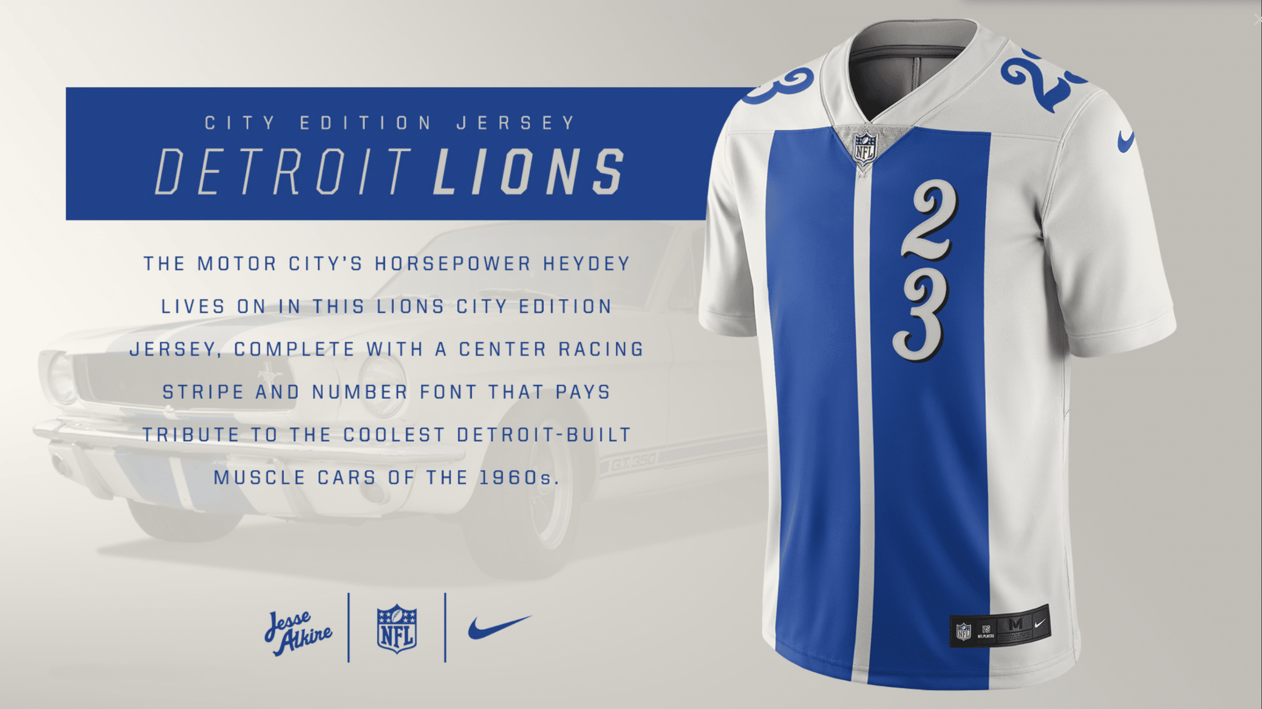 Detroit Lions, City Edition Jerseys