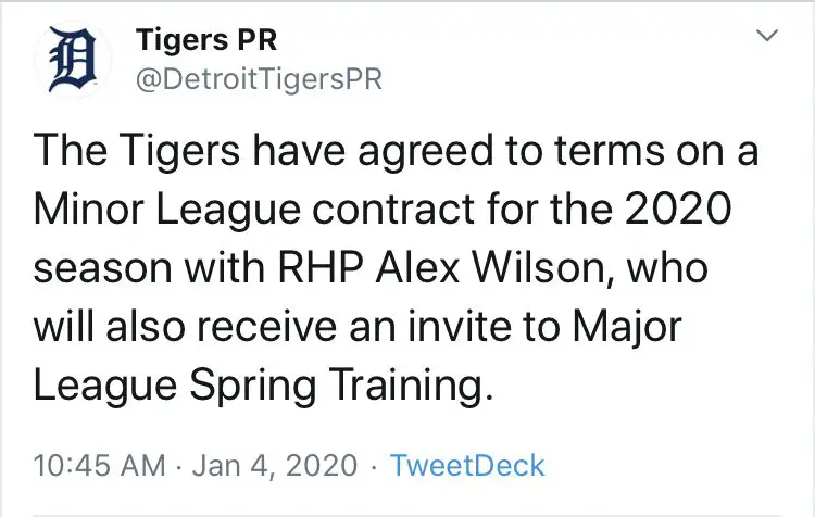 Detroit Tigers, Alex Wilson