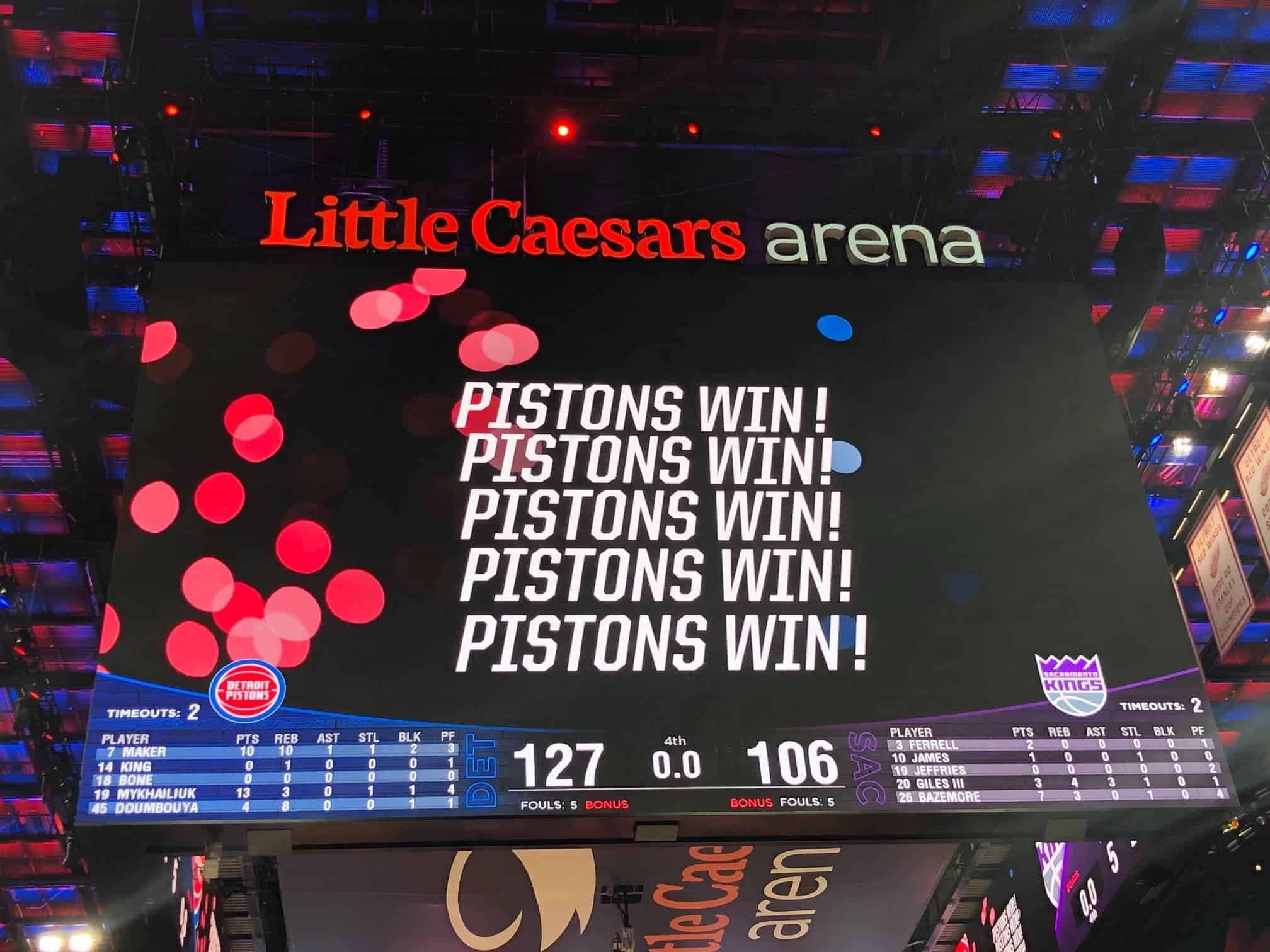 psitons beat kings