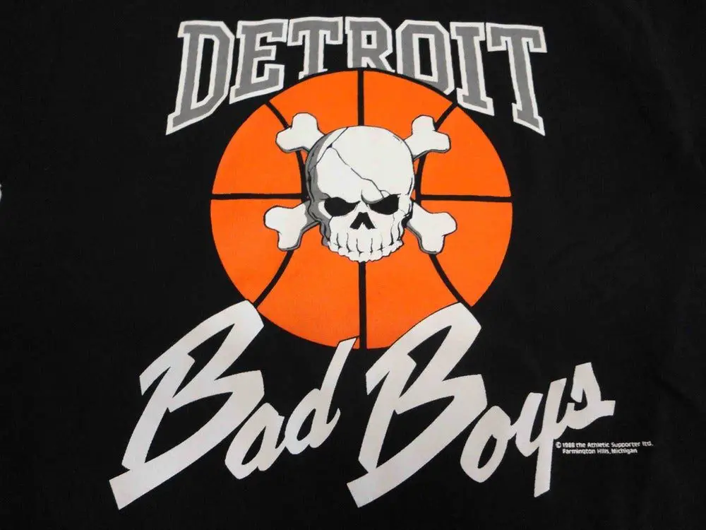 Bad Boys Detroit Pistons 'Bad Boys' inspired uniforms