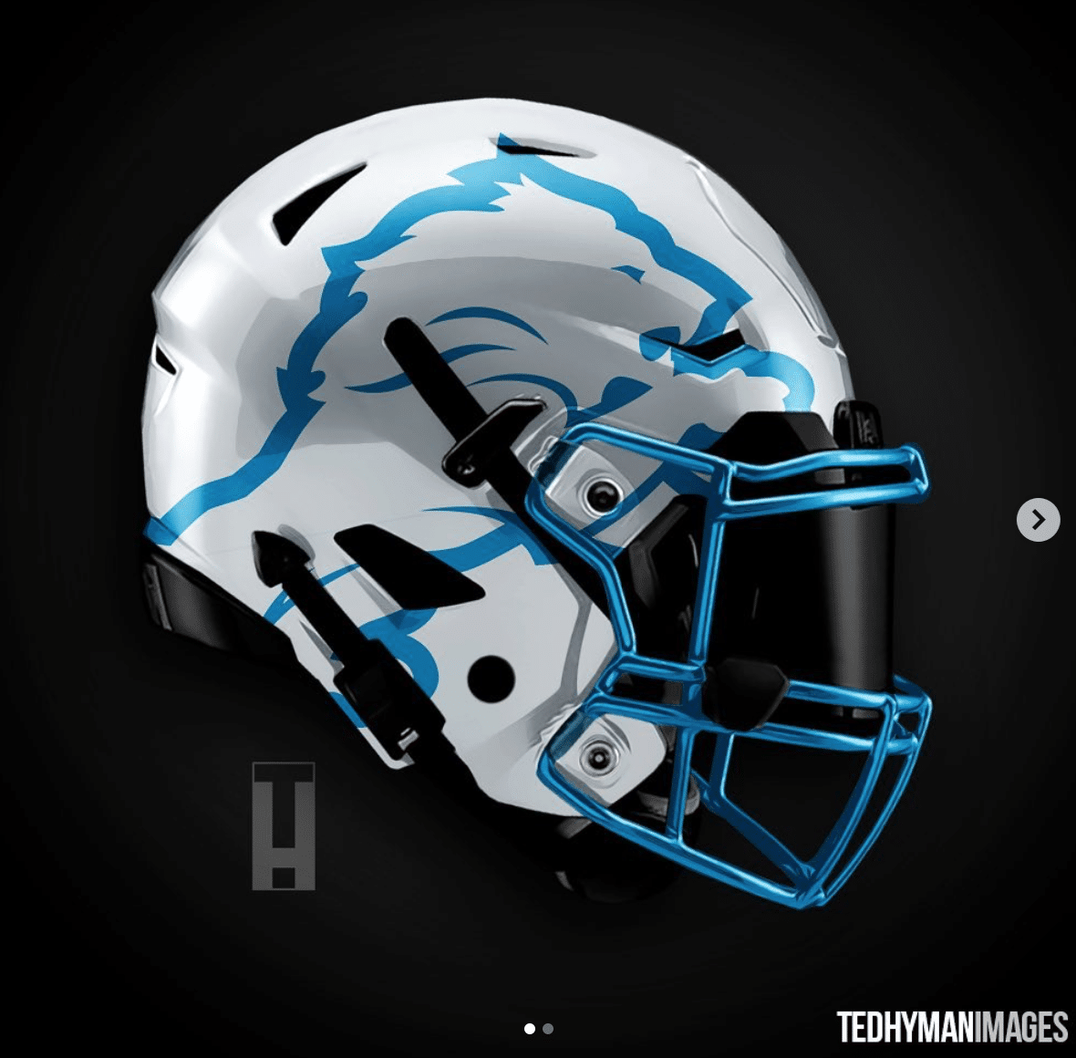 Designer creates two Detroit Lions concept helmets Detroit Sports Nation