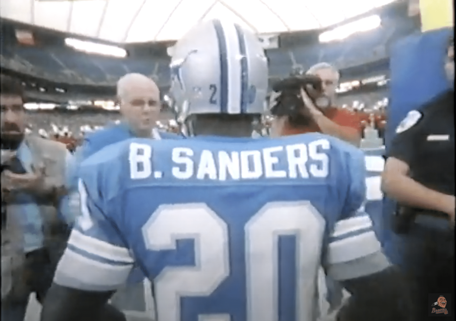Barry Sanders Detroit Lions NFL Draft Detroit Lions name Honorary Captain