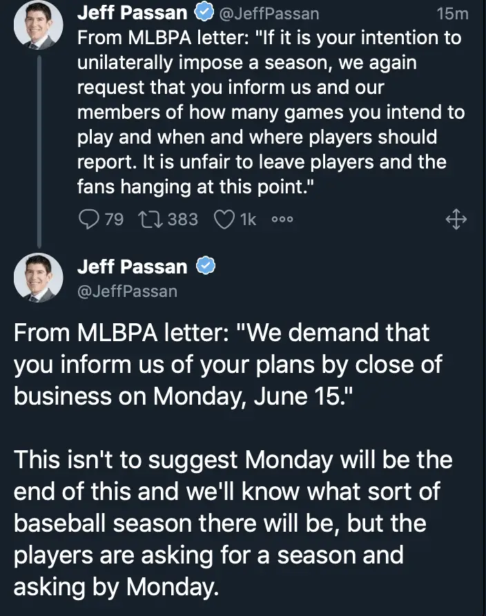 MLBPA, MLB