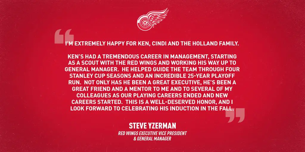 Red Wings, Steve Yzerman