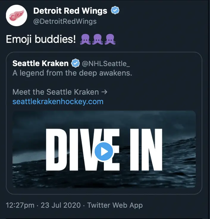 Detroit Red Wings, Seattle Kraken