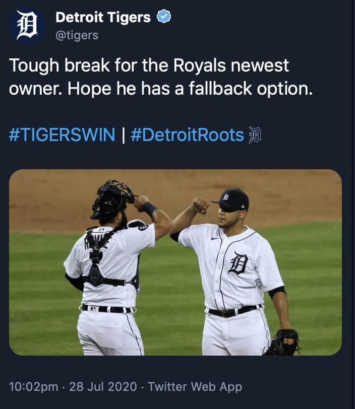 Detroit Tigers, Patrick Mahomes