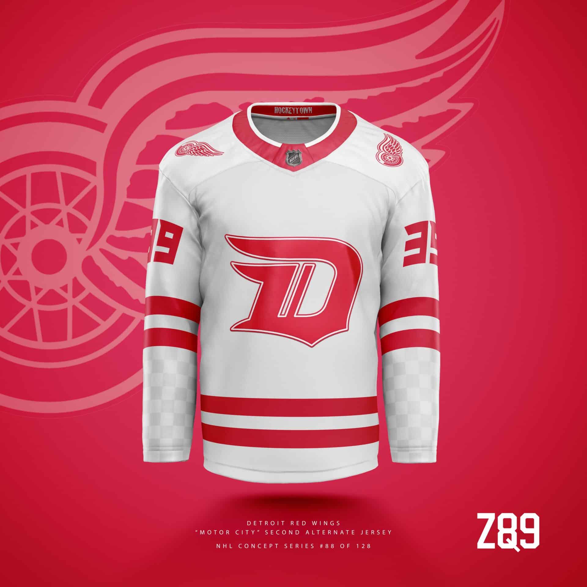 Red Wings Jersey Concept : r/DetroitRedWings