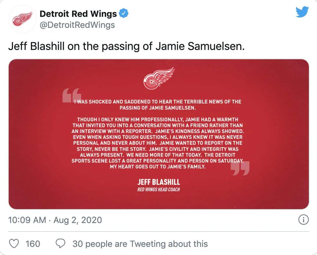 Red Wings, Jeff Blashill, Red Wings