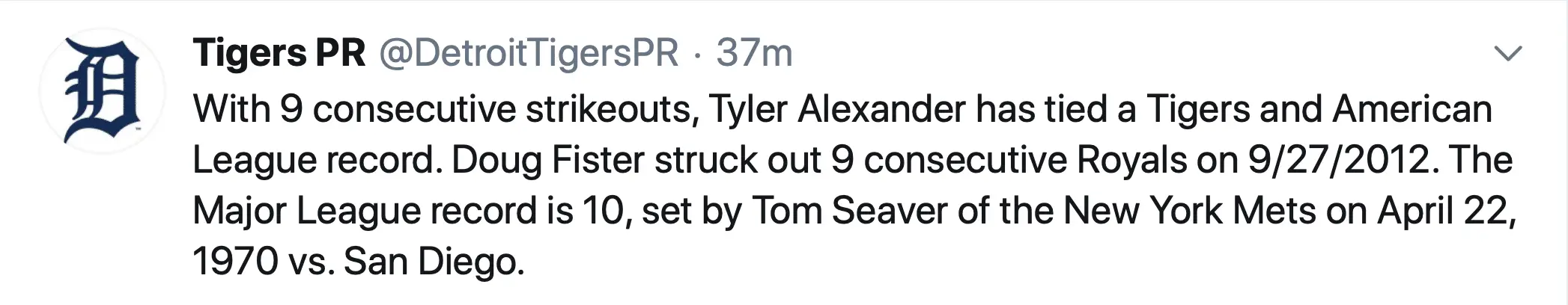 Detroit Tigers, Tyler Alexander