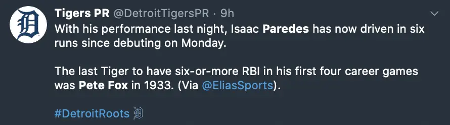 Isaac Paredes, Detroit Tigers , Cleveland Indians