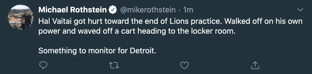 Detroit Lions, Halapoulivaati Vaitai