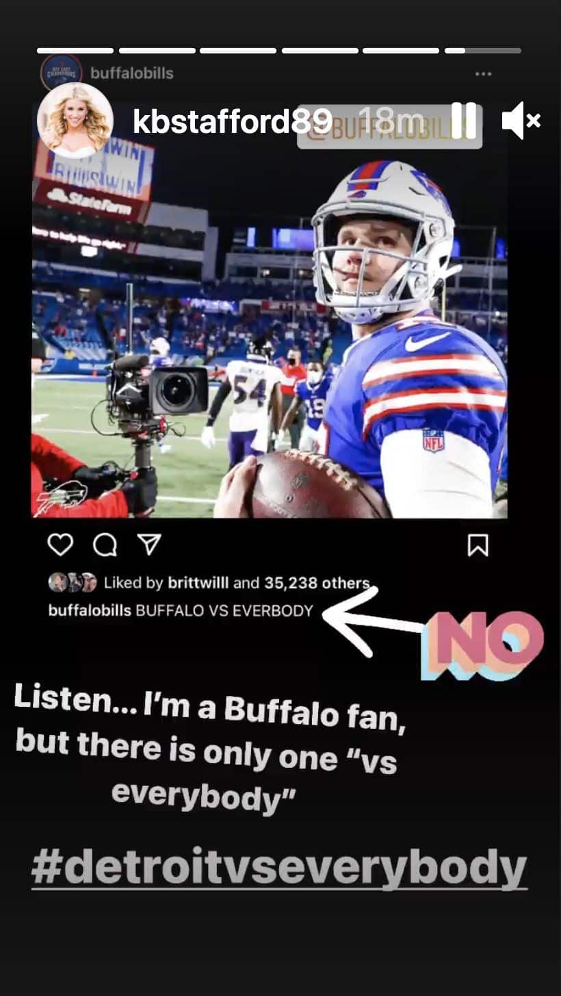 Kelly Stafford, Buffalo Bills