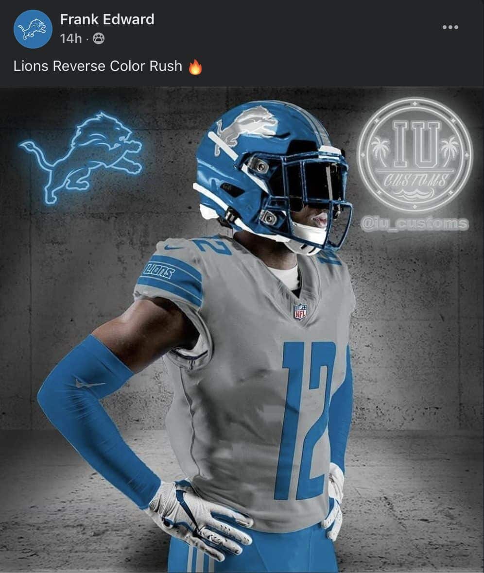 lions jersey color