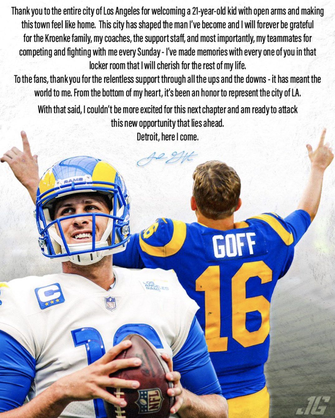 Jared Goff, Los Angeles Rams