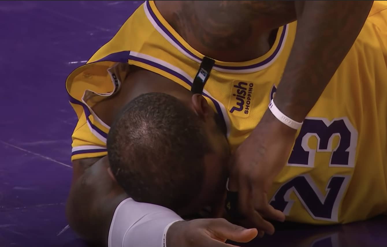 LeBron James injury Los Angeles Lakers