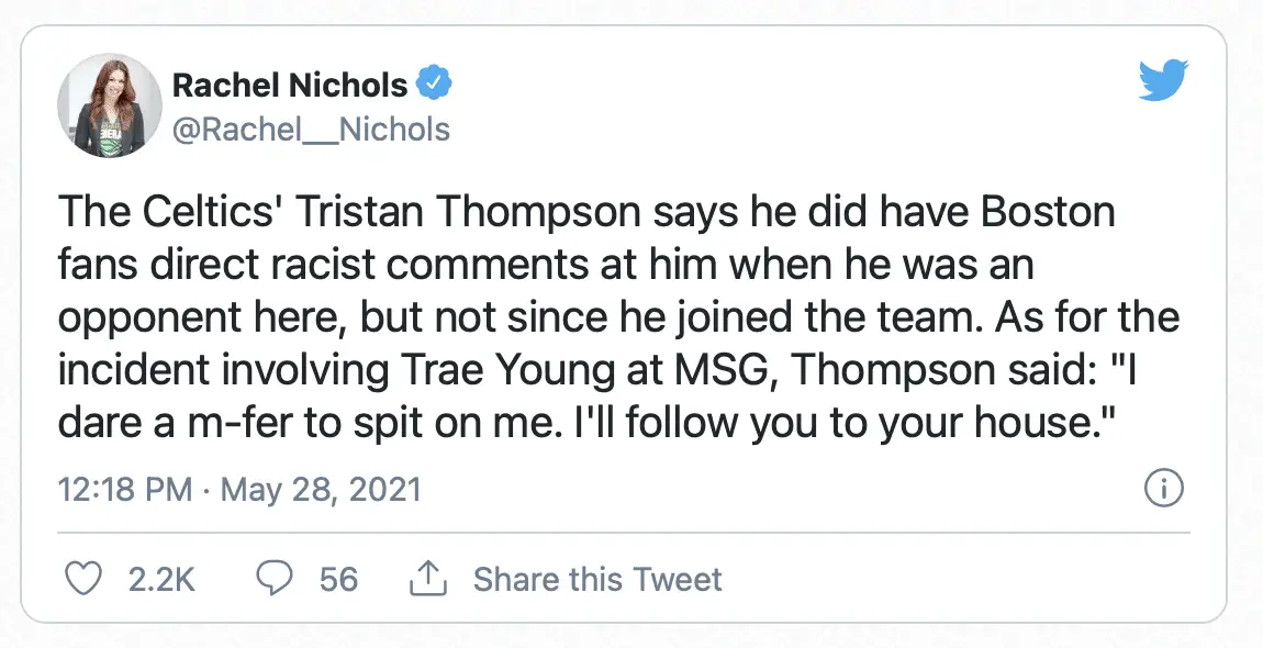 Tristan Thompson, Boston Celtics