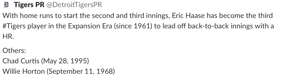 Eric Haase, Detroit Tigers