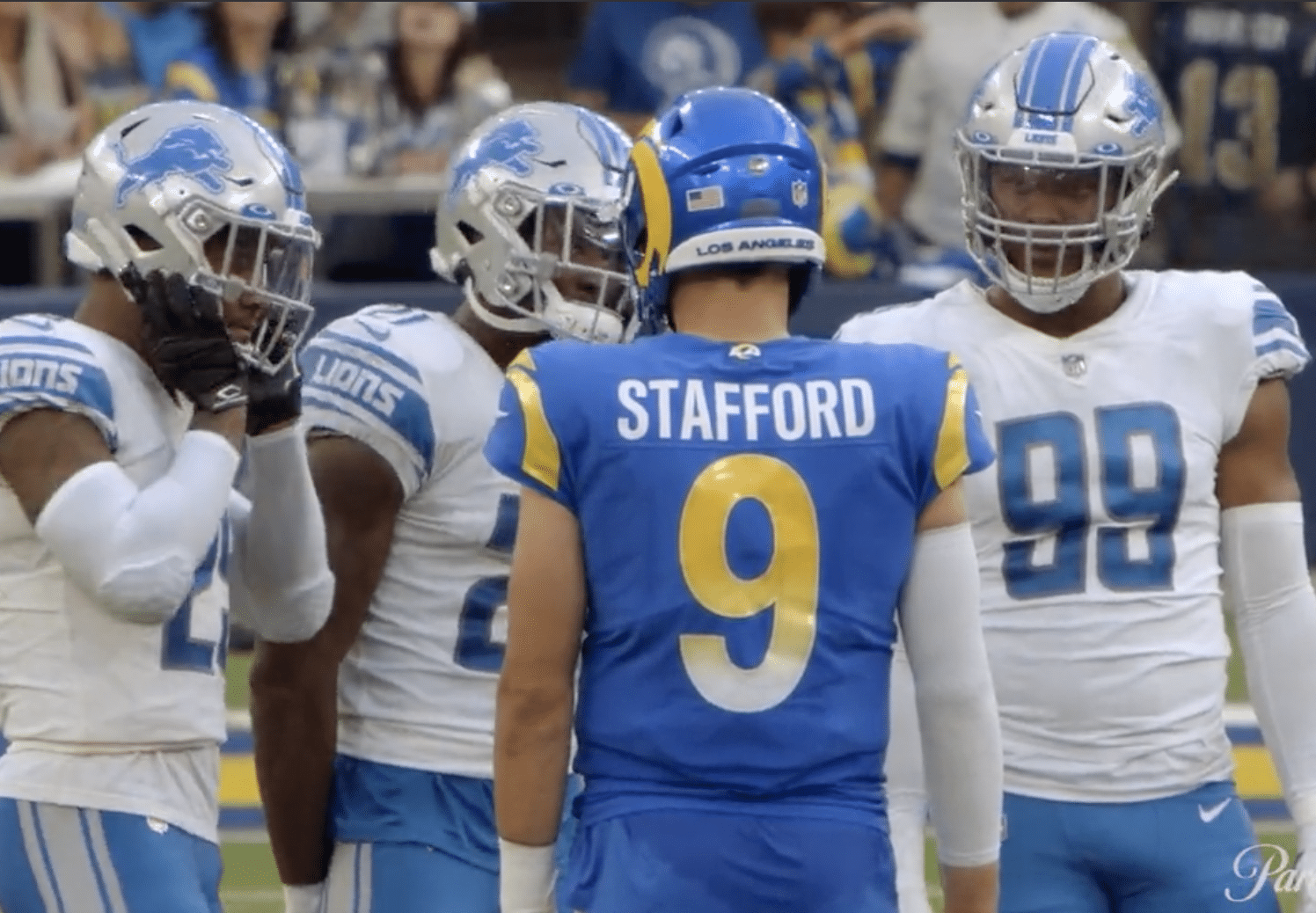 Matthew Stafford Los Angeles Rams Detroit Lions nearing Playoff collision with Matthew Stafford Matthew Stafford returning to Ford Field