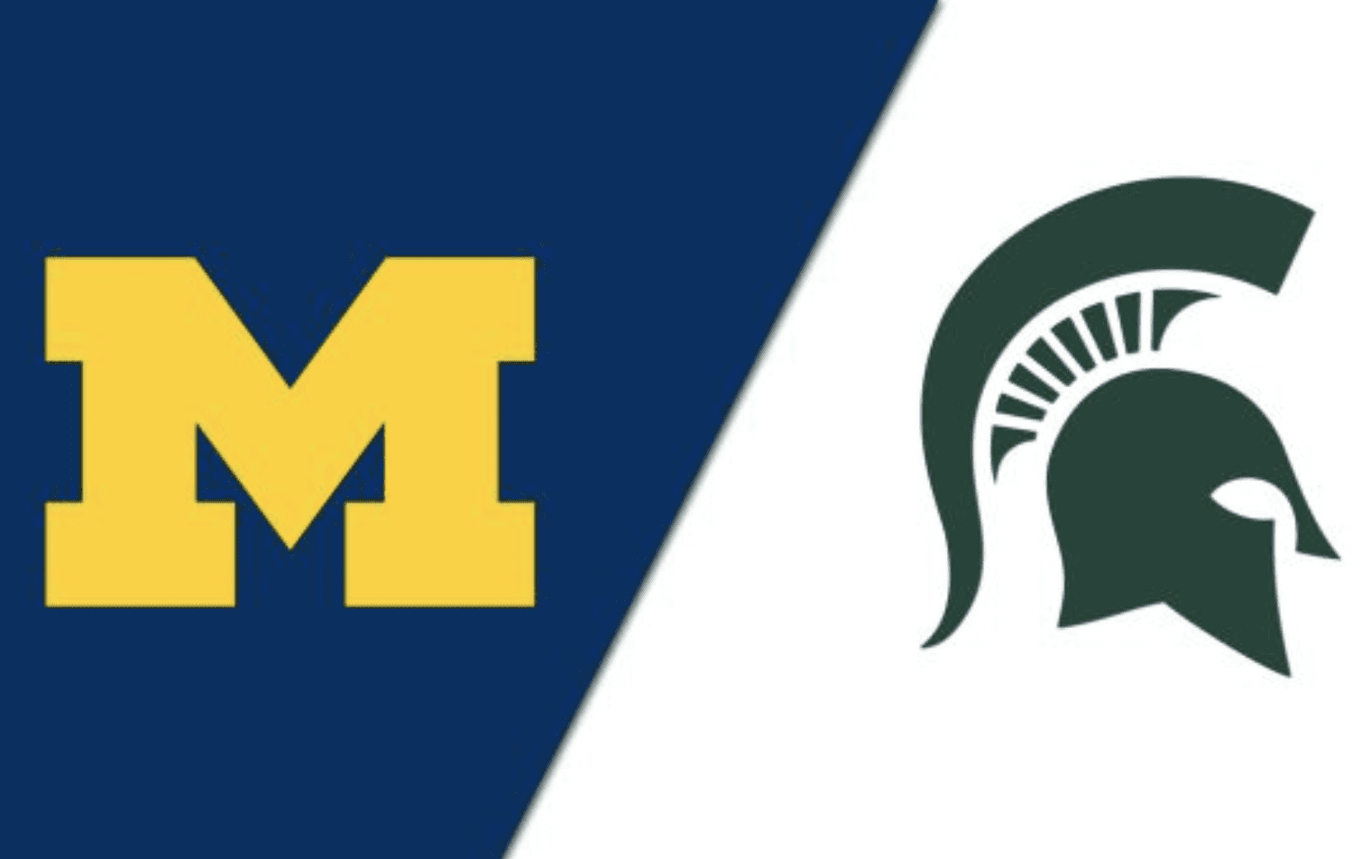 Michigan vs. Michigan State tunnel Michigan State vs. Michigan