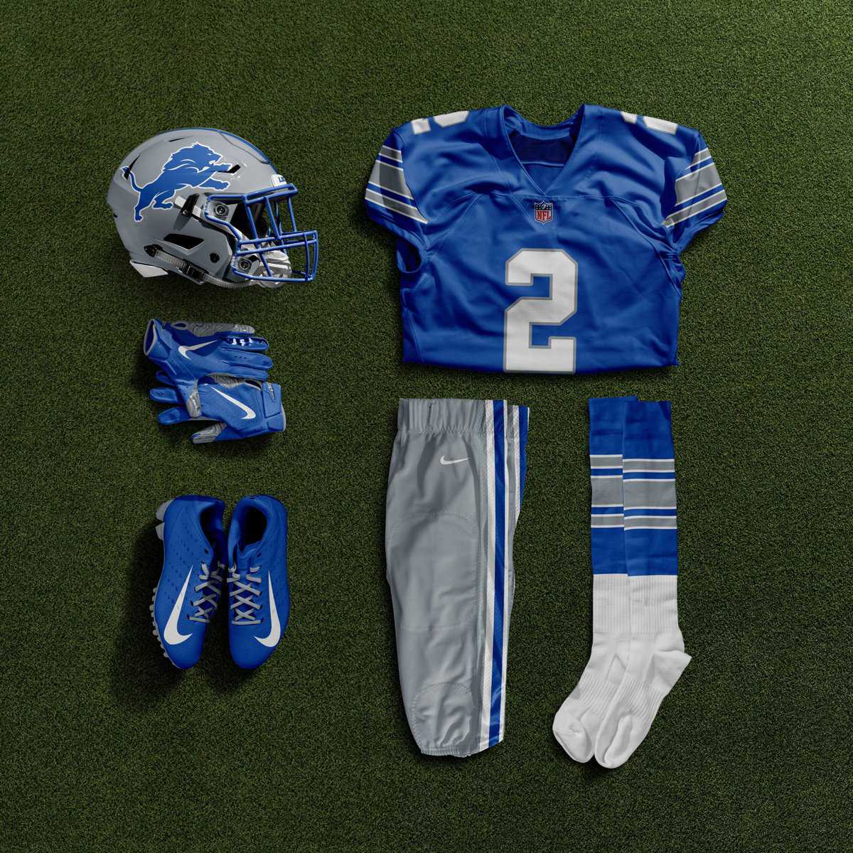 Detroit Lions mixtape uniform concept, a mashup of old and new uniforms  alike. Doing one for every team. And yes, the Lions have worn blue helmets  before. : r/detroitlions