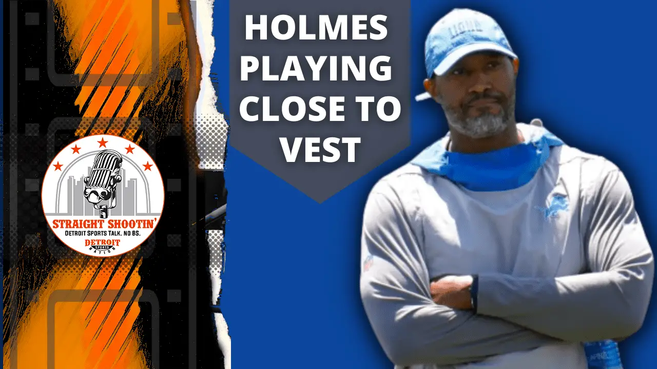 holmes playing close to vest