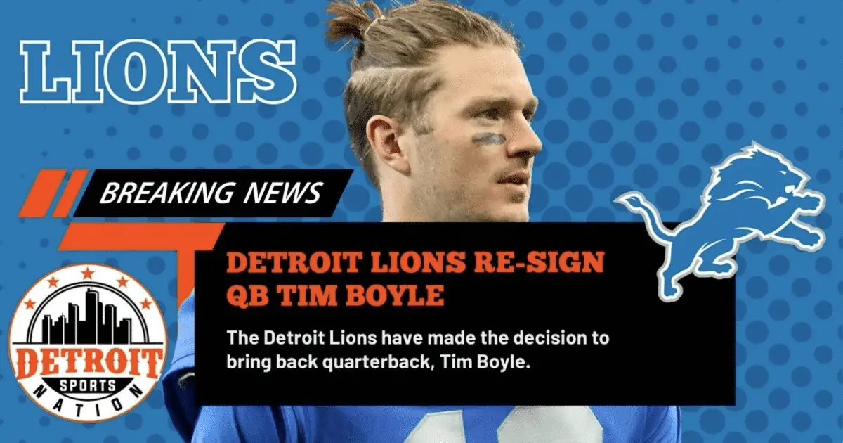 Tim Boyle Detroit Lions
