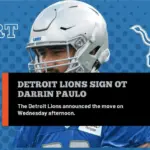 Darrin Paulo Detroit Lions
