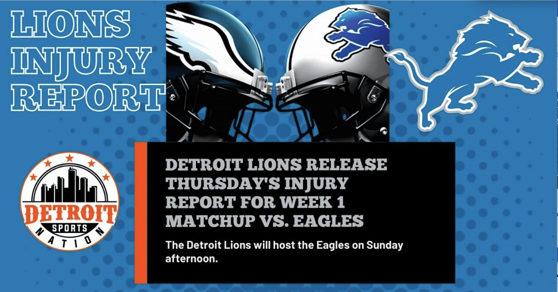 Detroit Lions Injury Report