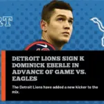 Detroit Lions Dominik Eberle