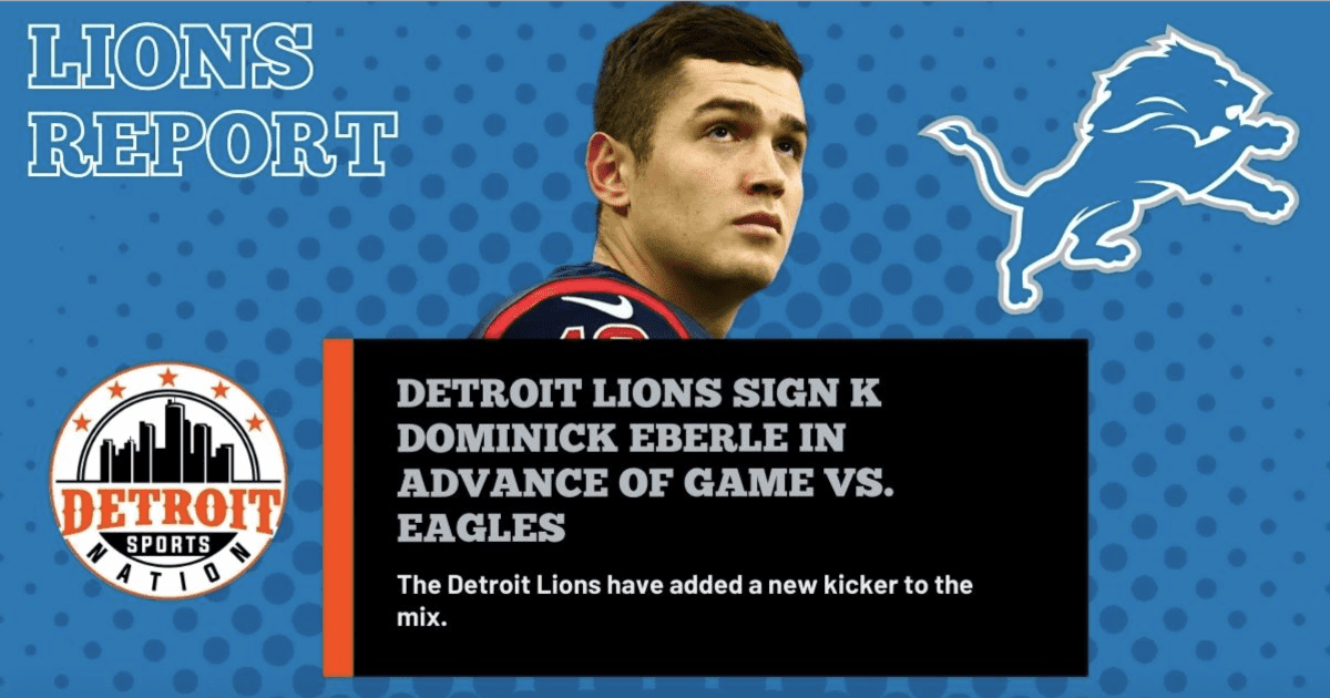Detroit Lions Dominik Eberle