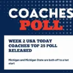 USA Today Coaches Top 25 poll