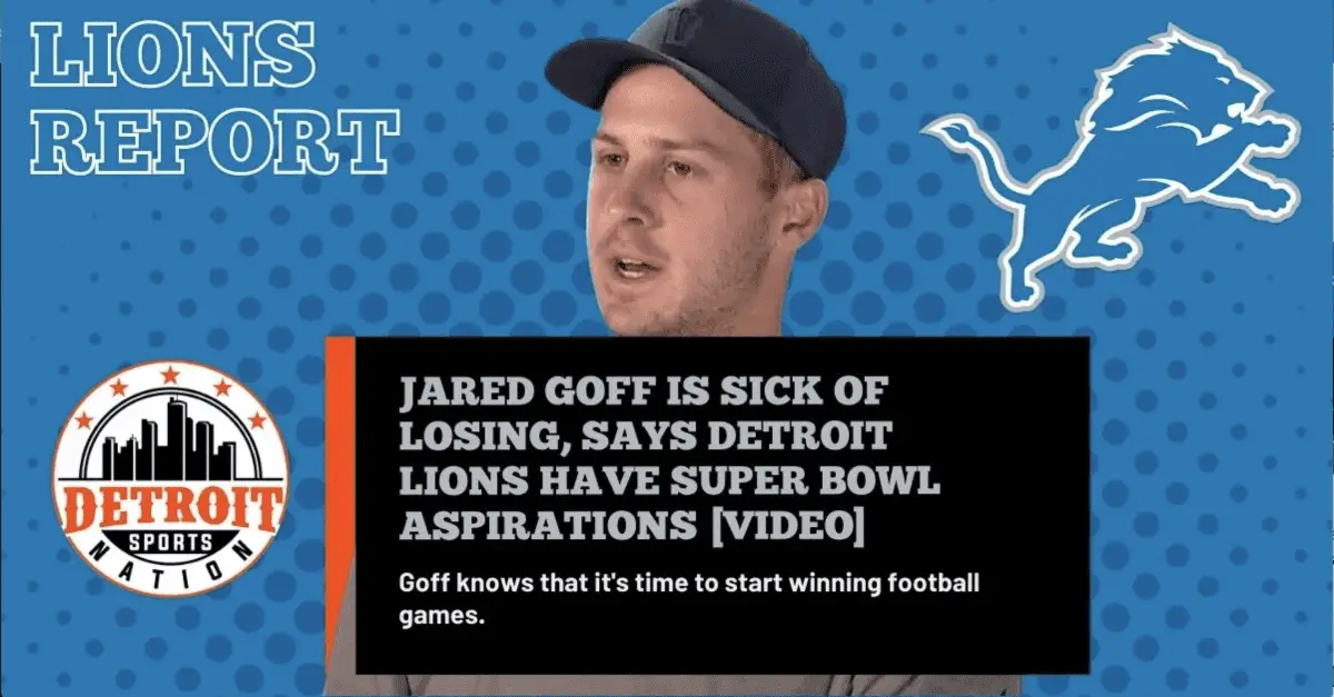 Jared Goff Detroit Lions