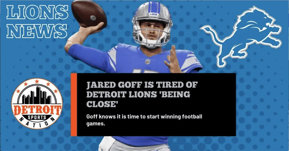 Jared Goff Detroit Lions
