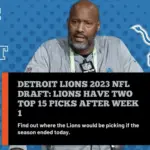 Detroit Lions 2023 NFL Draft