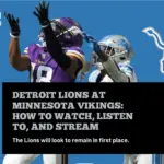 Detroit Lions Minnesota Vikings