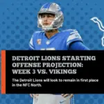 Detroit Lions starting offense