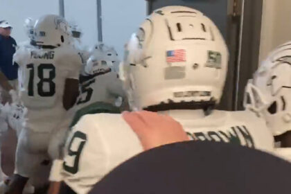 Michigan State players attacked U of M players