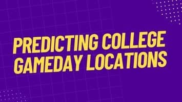 College Gameday locations