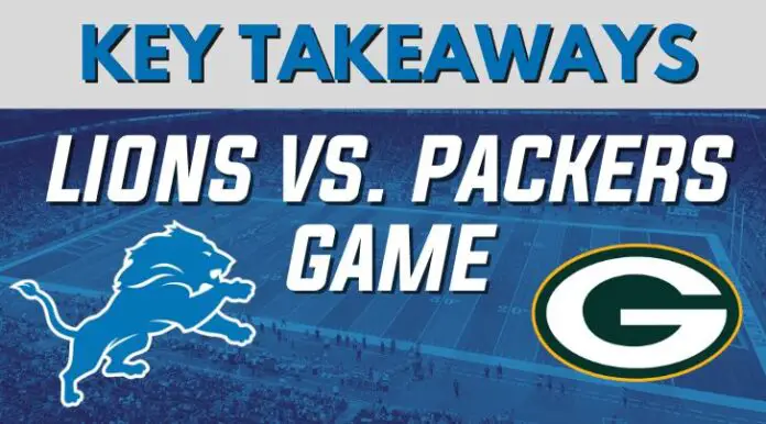 Detroit Lions v. Packers: 3 Takeaways