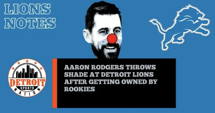 Aaron Rodgers Detroit Lions