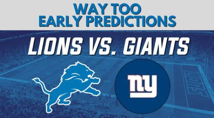 Detroit Lions vs New York Giants