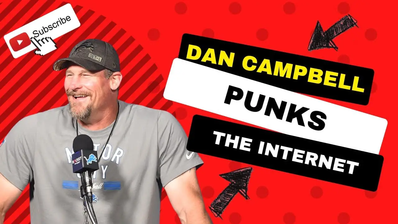 Video Thumbnail: Dan Campbell Punks Internet With Comments on Pat McAfee Show