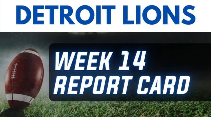 Detroit Lions report card