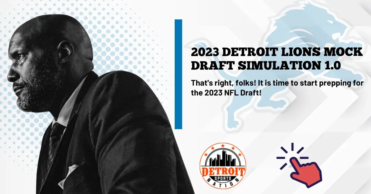 2023 Detroit Lions Mock Draft Simulation